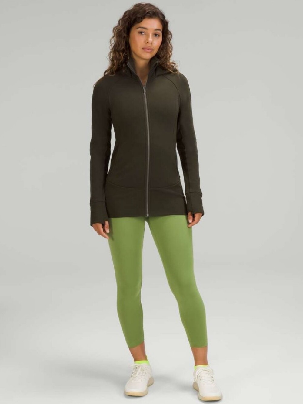 Lululemon Hooded Radiant Jacket Full-Zip Hoodie Dark Olive/ 8 - Picture 9 of 11